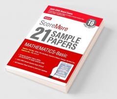 ScoreMore 21 Sample Papers CBSE Boards - Class 10 Mathematics Basic