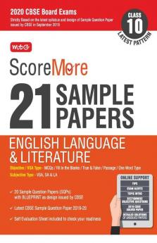 Scoremore 21 Sample Papers CBSE Boards – Class 10 English Literature