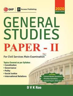 General Studies Paper II :  For Civil Services Main Examination