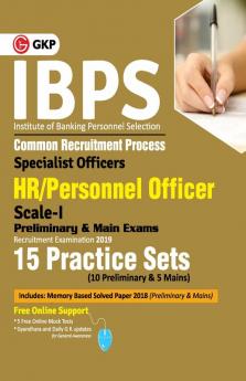 IBPS 2019 : Specialist Officers HR/Personnel Officer Scale I (Preliminary & Main)- 15 Practice Sets