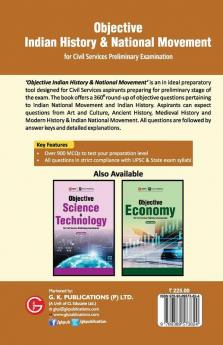 Objective Indian History & National Movement For Civil Services Preliminary Examination 2ed