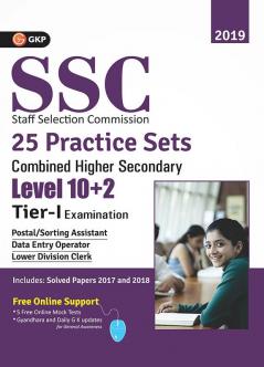 SSC 2020 - CHSL (Combined Higher Secondary 10+2 Level) Tier I - 25 Practice Sets