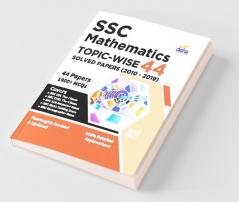 SSC Mathematics Topic-wise 44 Solved Papers (2010-2019) 3rd Edition