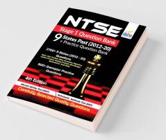 NTSE Stage 1 Question Bank - 9 States Past (2012-20) + Practice Question Bank 4th Edition