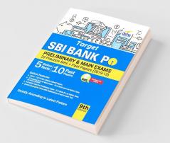 Target SBI Bank PO Preliminary & Main Exam - 20 Practice Sets + Past Papers (2019-15) - 9th Edition