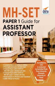 Guide to MH-SET Paper 1 for Assistant Professor with Past Questions