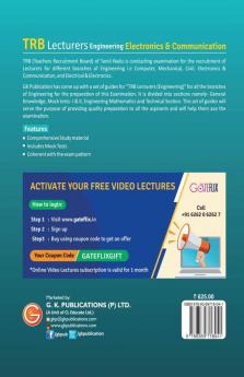 TRB 2019-20 : Lecturers Engineering - Electronics & Communication Engineering