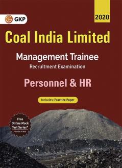 Coal India Ltd. 2019-20 : Management Trainee - Personnel & HR