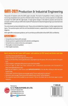 GATE 2021 - Guide - Production & Industrial Engineering