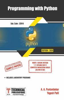 Programming with Python for MSBTE I Scheme (VI - CO/CM/IF/CW - 22616)