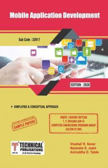 Mobile Application Development for MSBTE I Scheme (VI - CO/CM/IF/CW - 22617)
