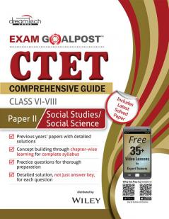CTET Comprehensive Guide Exam Goalpost Paper-II Social Studies/Social Science Class VI-VIII 2021