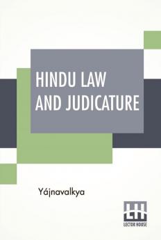 Hindu Law And Judicature