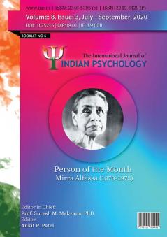 THE INTERNATIONAL JOURNAL OF INDIAN PSYCHOLOGY (Volume 8 Issue 3) Booklet 6