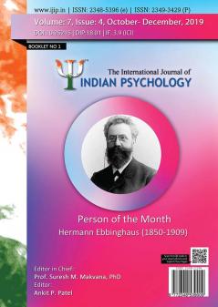 THE INTERNATIONAL JOURNAL OF INDIAN PSYCHOLOGY VOLUME 7 ISSUE 4 BOOKLET NO 1