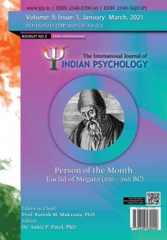 THE INTERNATIONAL JOURNAL OF INDIAN PSYCHOLOGY VOLUME 9 ISSUE 1 BOOKLET NO 3