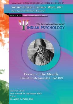 THE INTERNATIONAL JOURNAL OF INDIAN PSYCHOLOGY VOLUME 9 ISSUE 1 BOOKLET NO 6