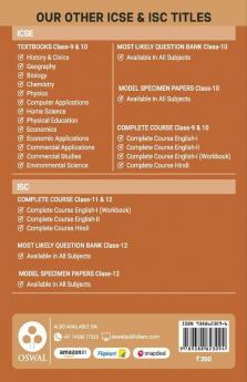 Environmental Science: Textbook for ICSE Class 10