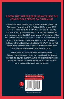 Citizenship Debate: CAA and NRC