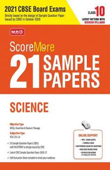 ScoreMore 21 Sample Papers For CBSE Board Exam 2021-22 - Class 10 Science