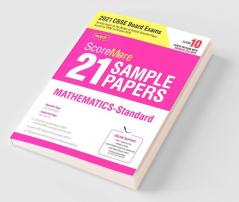ScoreMore 21 Sample Papers For CBSE Board Exam 2021-22 - Class 10 Mathematics Standard