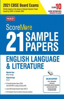 ScoreMore 21 Sample Papers For CBSE Board Exam 2021-22 – Class 10 English Literature