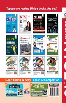 MEGA Study Guide for NTSE 2021 (SAT & MAT) Class 10 Stage 1 & 2 - 12th Edition