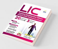 LIC Assistant Administrative Officers (AAO) Preliminary Exam 20 Practice Sets with 3 Online Tests | Reprint 2023 | CA/ Actuarial/ Legal/ Rajbhasha/ IT