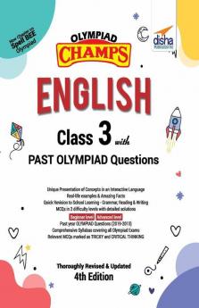 Olympiad Champs English Class 3 with Past Olympiad Questions 4th Edition