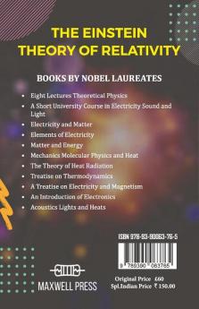 The Einstein Theory of Relativity