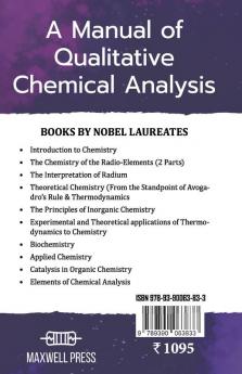 A Manual of Qualitative Chemical Analysis