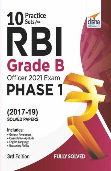 10 Practice Sets for RBI Grade B Officers Exam 2020 Phase 1 - 3rd Edition