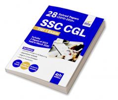 28 Solved Papers (2010-20) for SSC CGL Tier I Exam 4th Edition