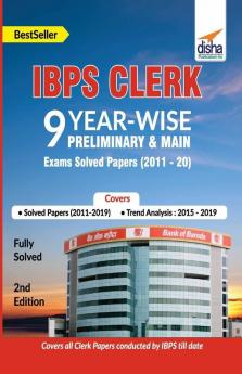 IBPS Clerk 9 Year-wise Preliminary & Main Exams Solved Papers (2011-20)