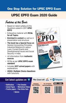 Super 10 Mock Tests for UPSC EPFO (Enforcement Officers/Accounts Officers) Exam (2020-21)