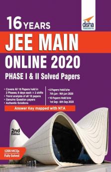 16 JEE Main Online 2020 Phase I & II Solved Papers