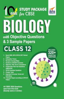 10 in One Study Package for CBSE Biology Class 12 with Objective Questions & 3 Sample Papers 4th Edition