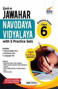 Guide to Jawahar Navodaya Vidyalaya Entrance Exam Class 6 with 5 Practice Sets 2nd Edition