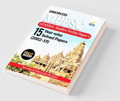 Errorless MPPSC General Studies Prelims Paper 1 - 15 Year-wise Solved Papers (2003 - 19)