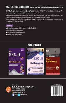 SSC 2021 : Junior Engineer - Civil Engineering Paper II - Conventional Solved Papers (2007-2018)