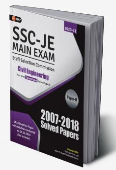 SSC 2021 : Junior Engineer - Civil Engineering Paper II - Conventional Solved Papers (2007-2018)