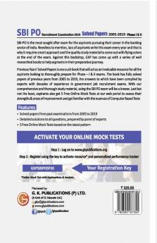 SBI 2020 : Probationary Officers' Phase I & II - Solved Papers (2005-2019)