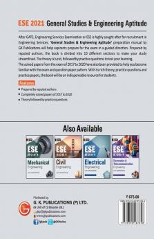 UPSC ESE 2021 : General Studies & Engineering Aptitude Paper I - Guide