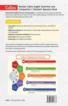 REVISED ENGLISH GRAMMAR & COMPOSITION Teacher's Manual 5