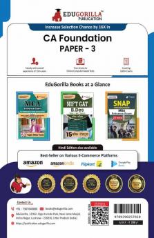 CA Foundation Paper 3 : Quantitative Aptitude Book 2024 | Bussiness Mathematics, Logical Reasoning & Statistics - 12 Full-length Mock Tests