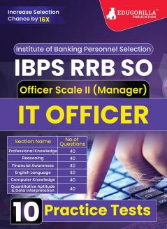 IBPS RRB SO IT Officer (Scale II) Exam 2023 (English Edition) - 10 Full Length Mock Tests (2800 Solved Practice Questions) with Free Access to Online Tests