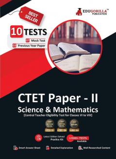 CTET Paper-II : Science and Mathematics Book 2023 (English Edition) - 7 Mock Tests and 3 Previous Year Papers (1500 Solved Questions) with Free Access to Online Tests