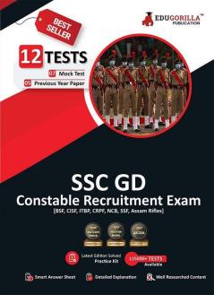 EduGorilla SSC GD Constable Book 2023 - General Duty (English Edition) - 12 Full Length Mock Tests (1200 Solved Questions) with Free Access to Online Tests