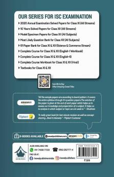 61 Paper Bank - Science: ISC Class 12 for 2021 Examination