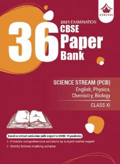 36 Paper Bank (PCB): CBSE Class 11 for 2021 Examination